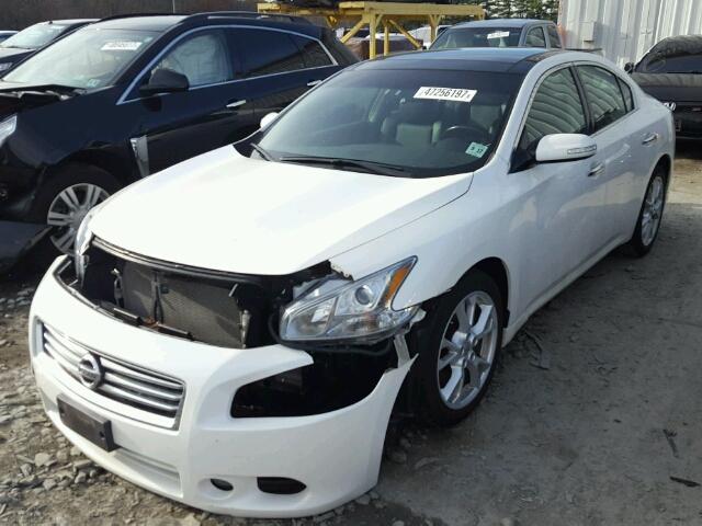 1N4AA5AP4CC862768 - 2012 NISSAN MAXIMA S WHITE photo 2