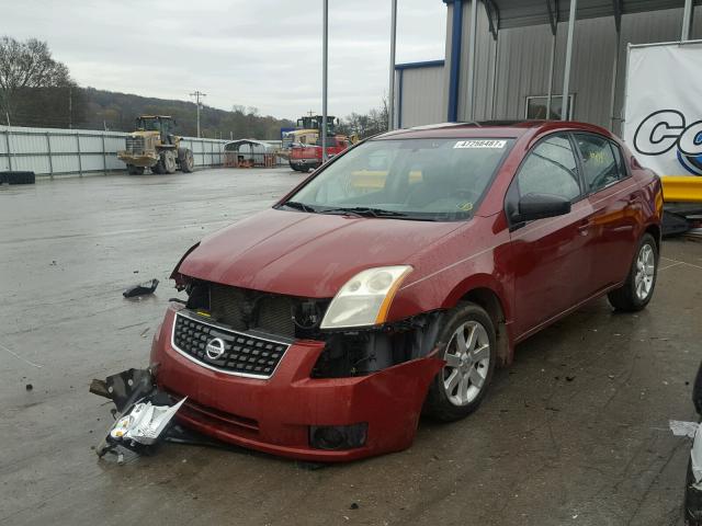 3N1AB61E37L655412 - 2007 NISSAN SENTRA 2.0 RED photo 2