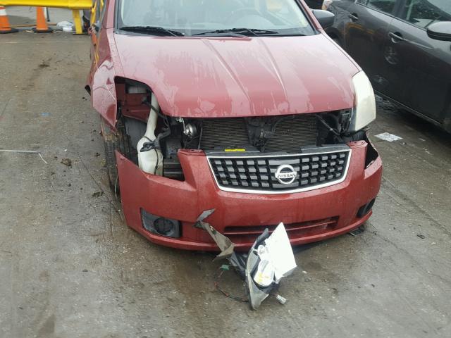 3N1AB61E37L655412 - 2007 NISSAN SENTRA 2.0 RED photo 9