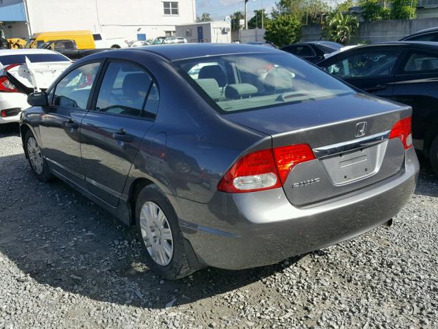 19XFA1F35AE084548 - 2010 HONDA CIVIC VP GRAY photo 3