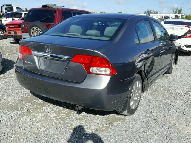 19XFA1F35AE084548 - 2010 HONDA CIVIC VP GRAY photo 4