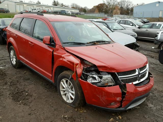 3C4PDDBG9FT693165 - 2015 DODGE JOURNEY SX RED photo 1