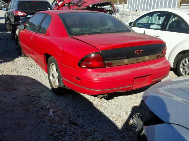 2G1WX12K5X9174813 - 1999 CHEVROLET MONTE CARL BURN photo 3