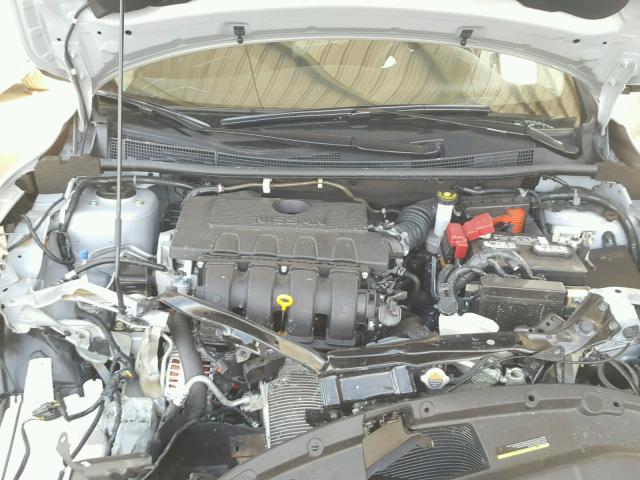 3N1AB7AP7HL710548 - 2017 NISSAN SENTRA S SILVER photo 7