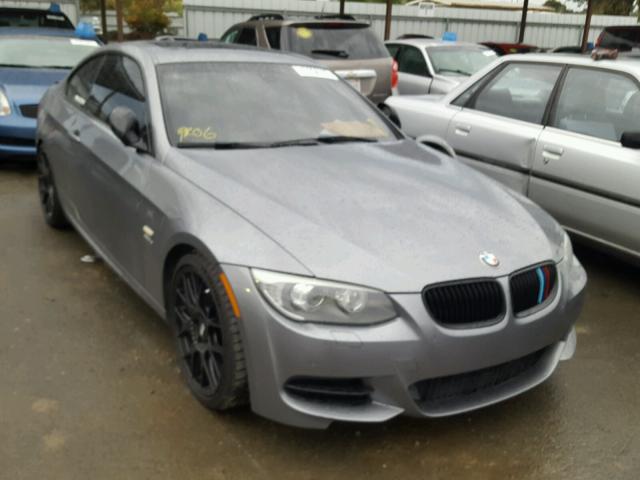 WBAKG1C51BE618755 - 2011 BMW 335 IS GRAY photo 1