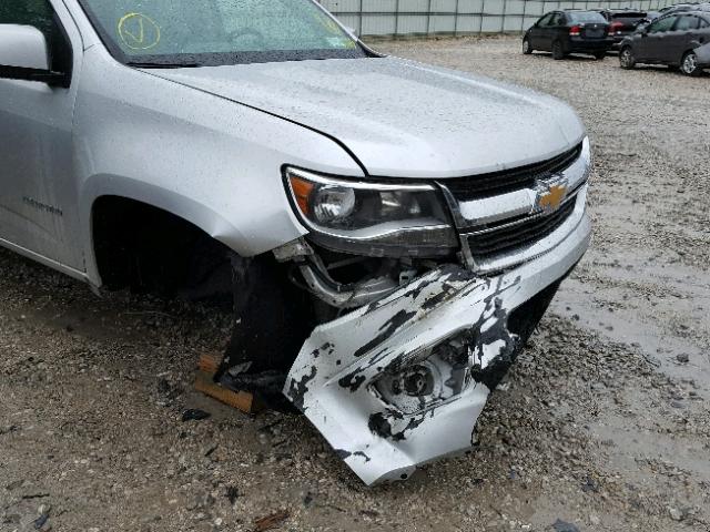 1GCGTBE36F1119310 - 2015 CHEVROLET COLORADO L SILVER photo 9
