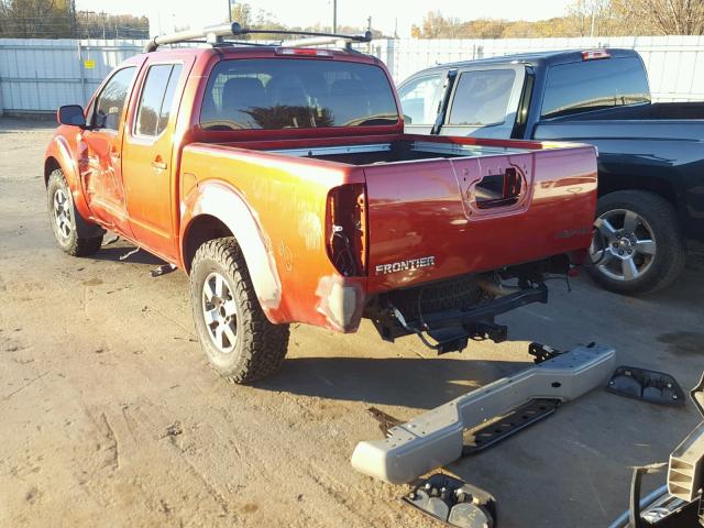 1N6AD0EV6CC431049 - 2012 NISSAN FRONTIER S RED photo 3