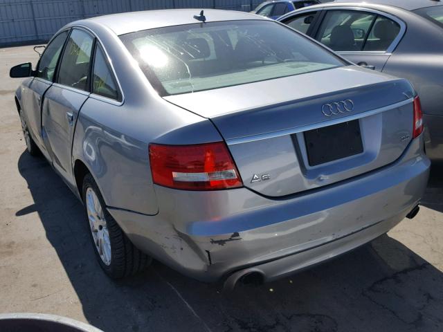 WAUAH74FX8N041428 - 2008 AUDI A6 3.2 SILVER photo 3