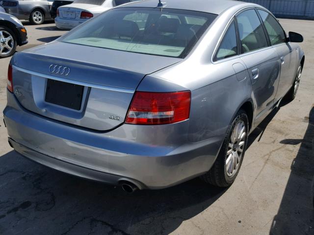 WAUAH74FX8N041428 - 2008 AUDI A6 3.2 SILVER photo 4