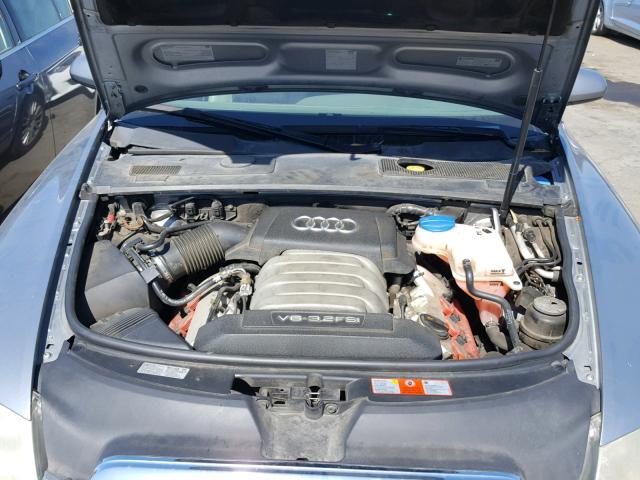 WAUAH74FX8N041428 - 2008 AUDI A6 3.2 SILVER photo 7