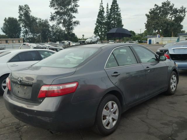 4T1BE46K67U035523 - 2007 TOYOTA CAMRY NEW GRAY photo 4