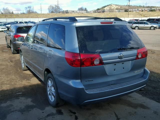 5TDBA23C56S059462 - 2006 TOYOTA SIENNA LE BLUE photo 3