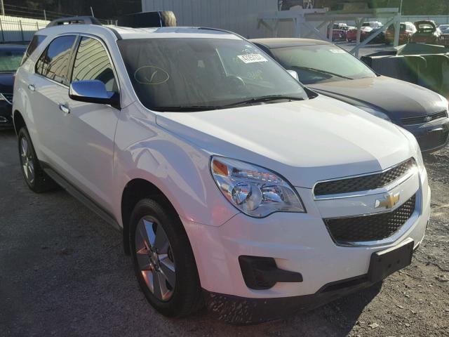 2GNALBEKXF6307281 - 2015 CHEVROLET EQUINOX LT WHITE photo 1