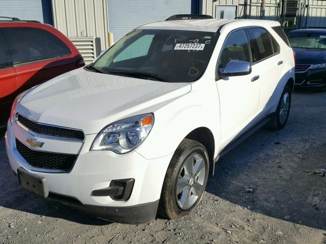 2GNALBEKXF6307281 - 2015 CHEVROLET EQUINOX LT WHITE photo 2