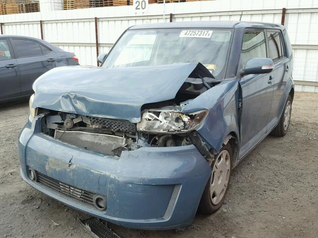 JTLKE50E381022037 - 2008 TOYOTA SCION XB TEAL photo 2