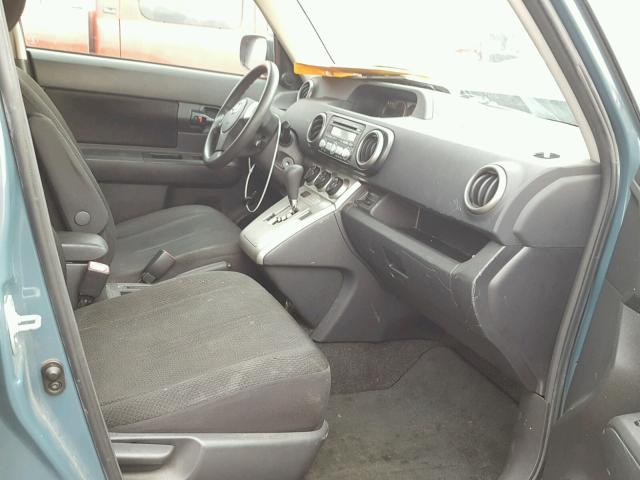 JTLKE50E381022037 - 2008 TOYOTA SCION XB TEAL photo 5