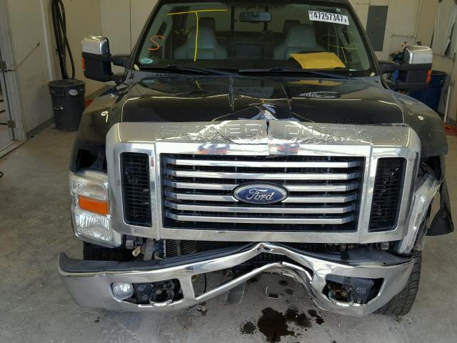 1FTSW21R58EE48524 - 2008 FORD F250 SUPER BLACK photo 7