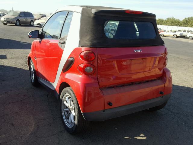 WMEEK31X19K285159 - 2009 SMART FORTWO PAS 双色 照片 3