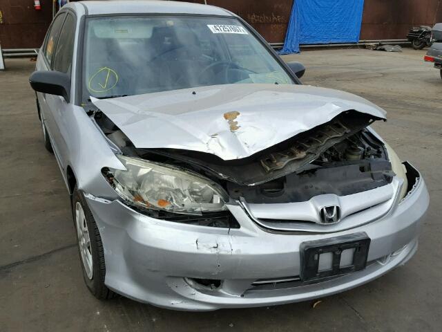 2HGES16304H546484 - 2004 HONDA CIVIC DX V SILVER photo 9