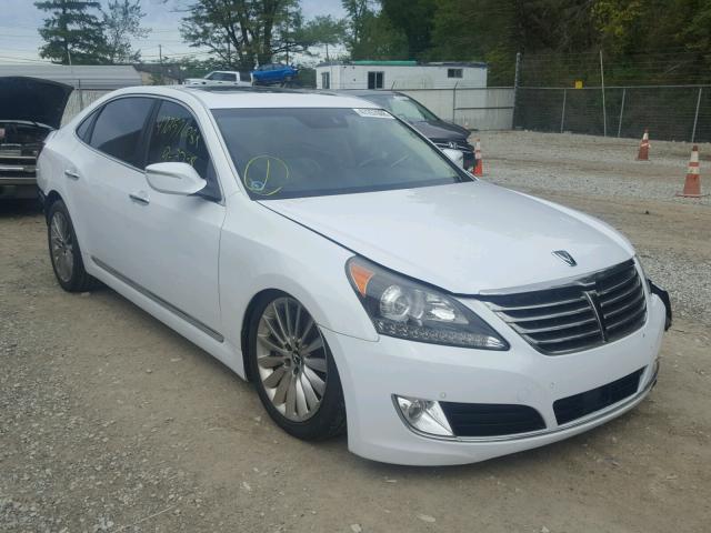 KMHGH4JH9EU085564 - 2014 HYUNDAI EQUUS SIGN WHITE photo 1