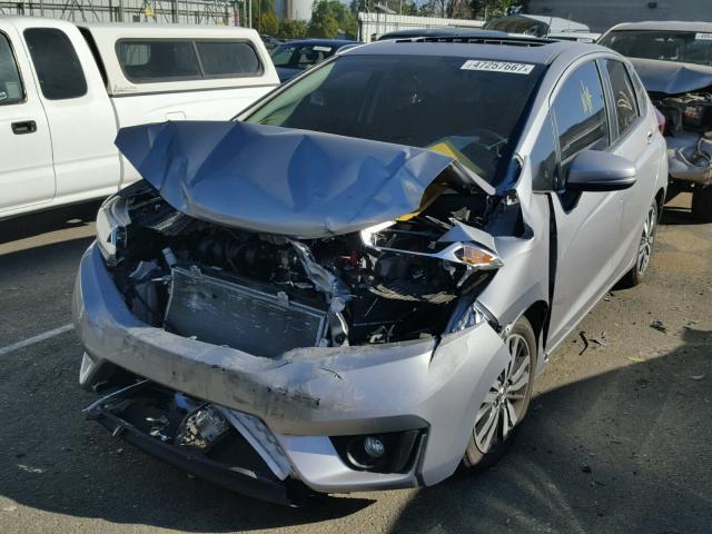 JHMGK5H72HS020658 - 2017 HONDA FIT EX SILVER photo 2