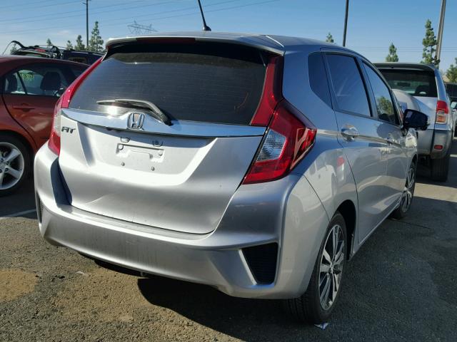 JHMGK5H72HS020658 - 2017 HONDA FIT EX SILVER photo 4