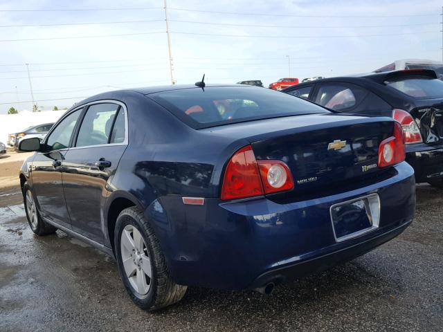 1G1ZF575X8F277857 - 2008 CHEVROLET MALIBU HYB 蓝色 照片 3