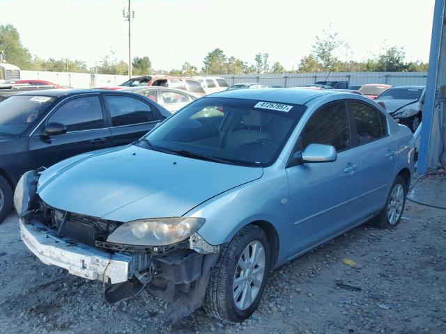 JM1BK12F871669275 - 2007 MAZDA 3 I BLUE photo 2