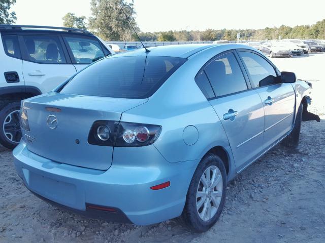 JM1BK12F871669275 - 2007 MAZDA 3 I BLUE photo 4