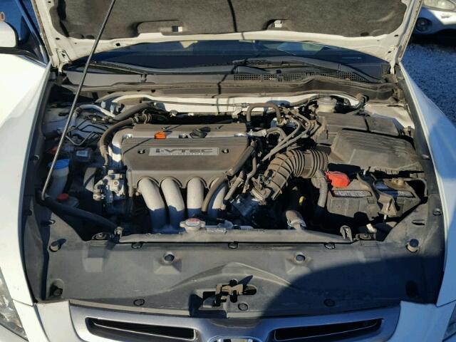 1HGCM56363A073471 - 2003 HONDA ACCORD LX WHITE photo 7