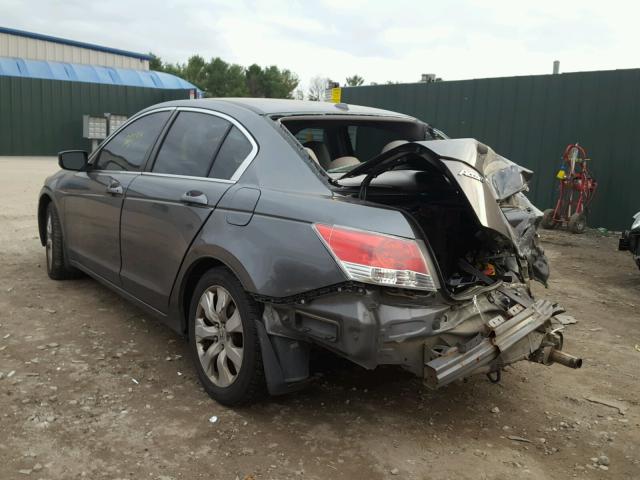 1HGCP26849A022111 - 2009 HONDA ACCORD EXL CHARCOAL photo 3