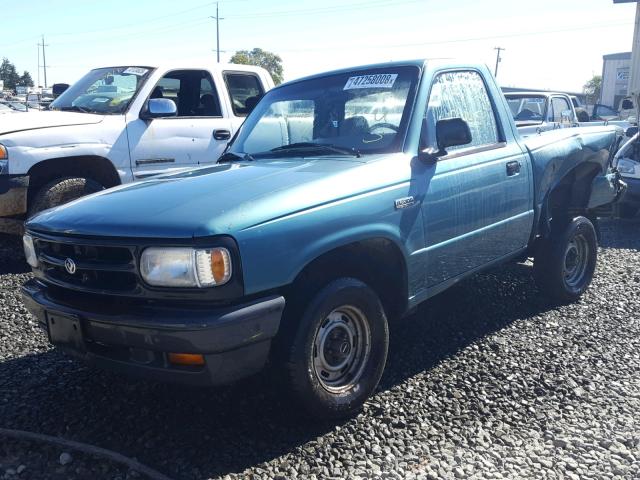 4F4CR12AXRTM69775 - 1994 MAZDA B2300 TEAL photo 2