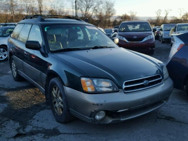 4S3BH686726658055 - 2002 SUBARU LEGACY OUT GREEN photo 1