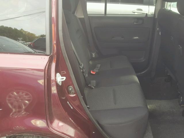 JTLKT334064033845 - 2006 TOYOTA SCION XB Марун фото 6
