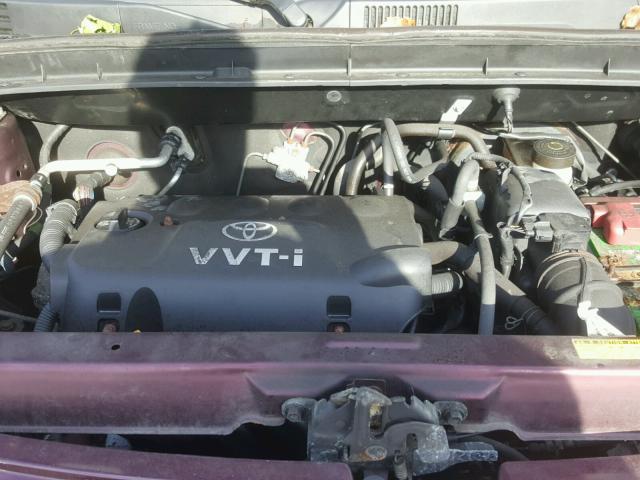 JTLKT334064033845 - 2006 TOYOTA SCION XB Марун фото 7