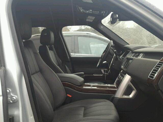 SALGS2EF1GA281286 - 2016 LAND ROVER RANGE ROVE SILVER photo 5