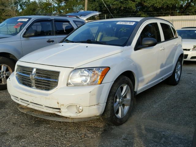 1B3CB3HA5BD247467 - 2011 DODGE CALIBER MA WHITE photo 2