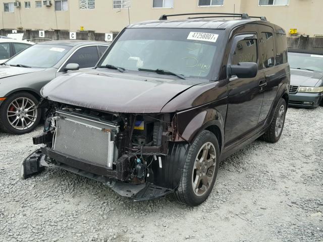 5J6YH18908L006096 - 2008 HONDA ELEMENT SC BURGUNDY photo 2