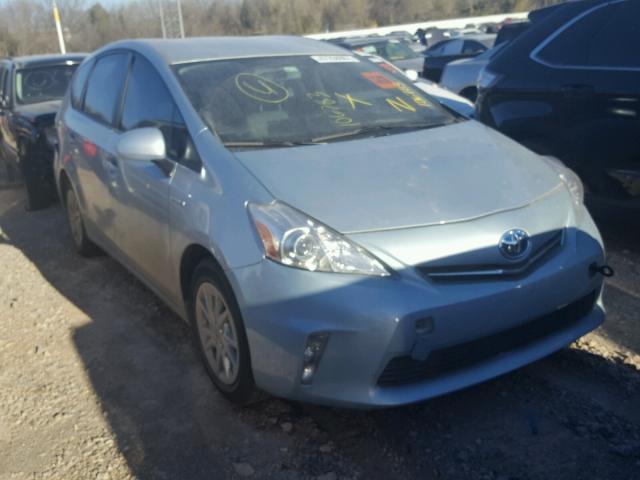 JTDZN3EU4C3106783 - 2012 TOYOTA PRIUS V BLUE photo 1