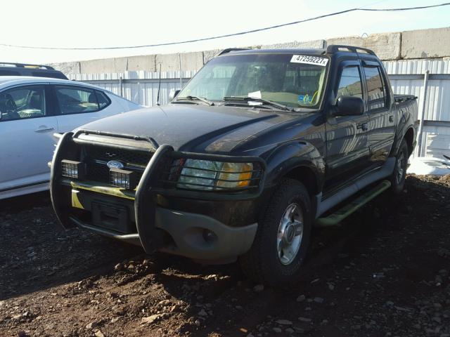 1FMZU77E63UA40209 - 2003 FORD EXPLORER S BLACK photo 2