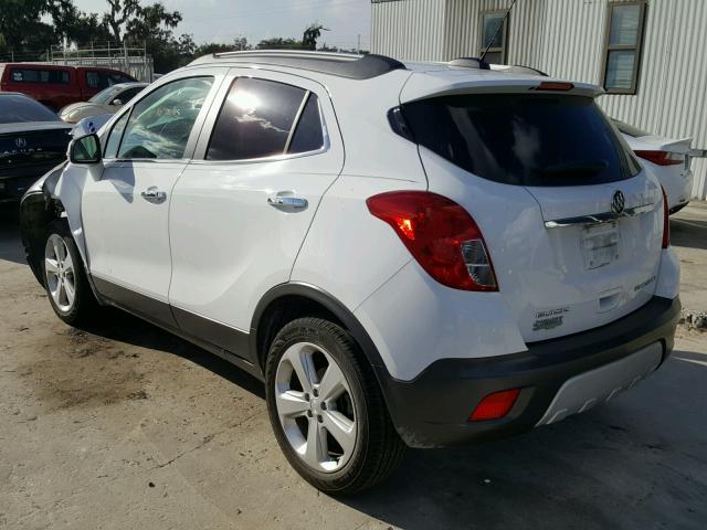 KL4CJASB4GB685692 - 2016 BUICK ENCORE WHITE photo 3