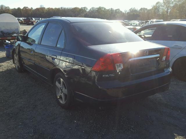2HGES267X5H533641 - 2005 HONDA CIVIC EX 黑色 照片 3