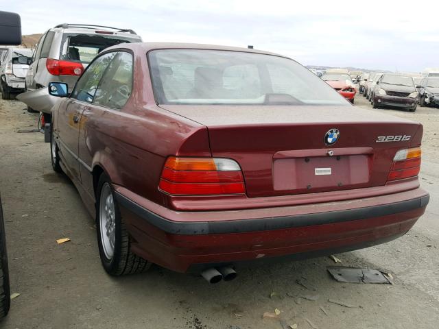 WBABG2324VET33709 - 1997 BMW 328 IS AUT RED photo 3