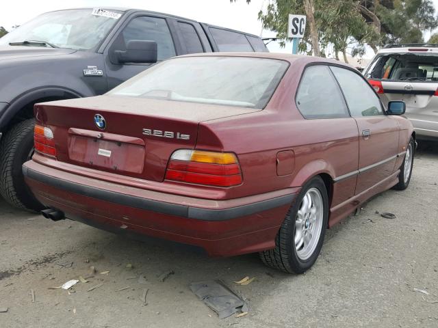 WBABG2324VET33709 - 1997 BMW 328 IS AUT RED photo 4