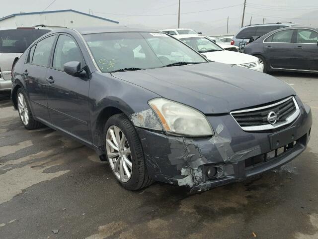 1N4BA41E38C806163 - 2008 NISSAN MAXIMA SE CHARCOAL photo 1