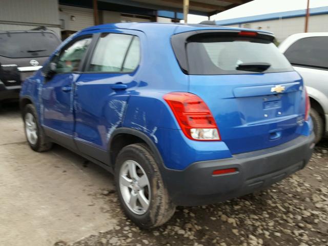 KL7CJNSB6GB607425 - 2016 CHEVROLET TRAX LS BLUE photo 3