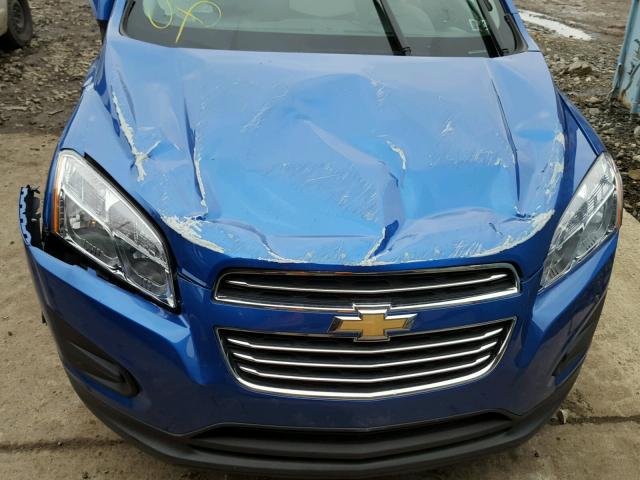 KL7CJNSB6GB607425 - 2016 CHEVROLET TRAX LS BLUE photo 7