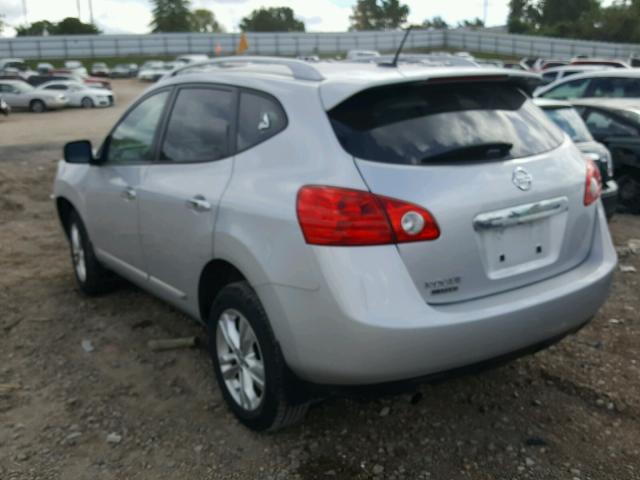 JN8AS5MT8FW156460 - 2015 NISSAN ROGUE SELE SILVER photo 3