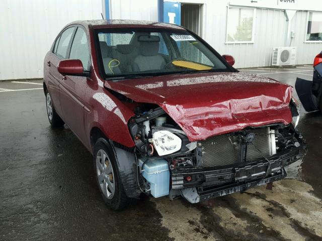 KMHCN4AC6BU599590 - 2011 HYUNDAI ACCENT GLS MAROON photo 1