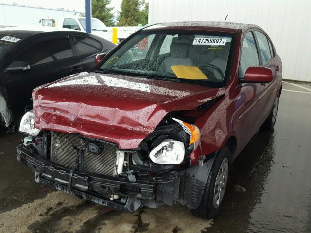 KMHCN4AC6BU599590 - 2011 HYUNDAI ACCENT GLS MAROON photo 2